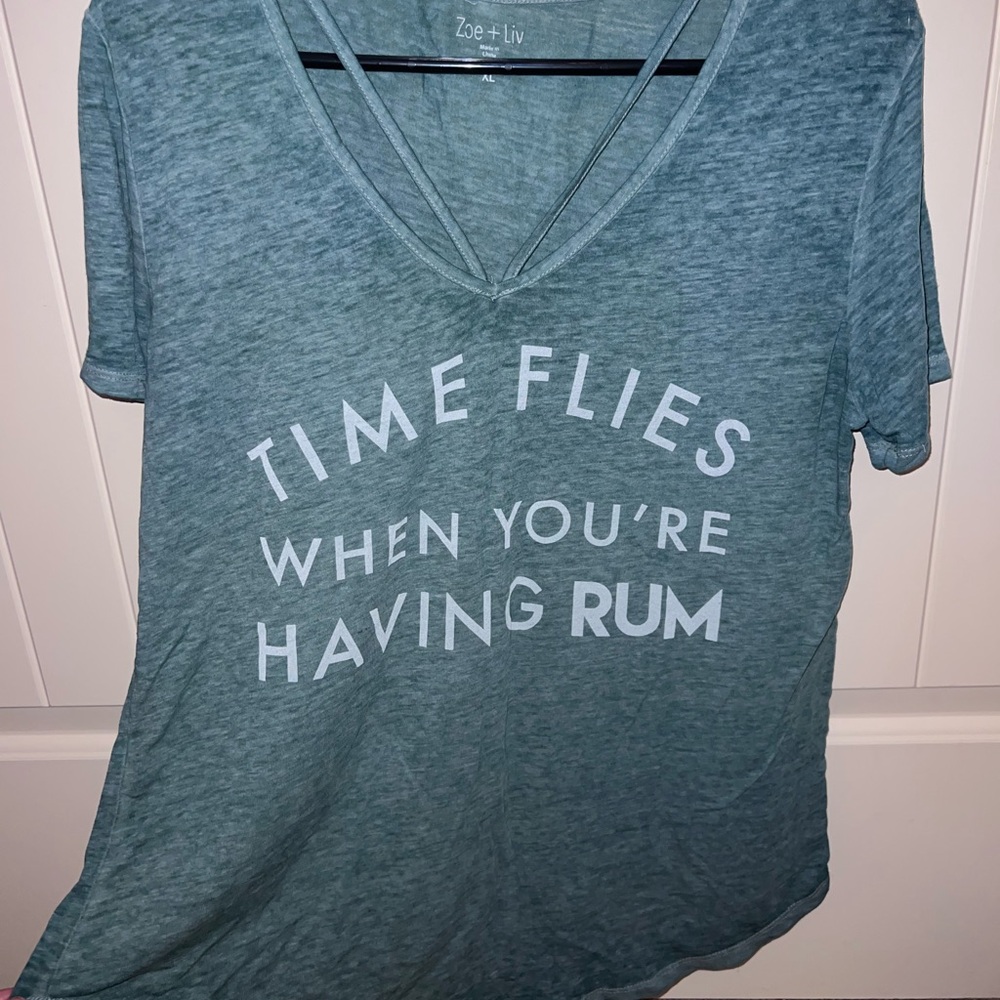 Zoe + Liv Alcohol Shirt
